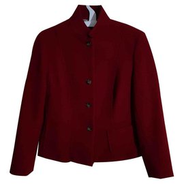Max Mara Weekend Blazer Red Wool Red