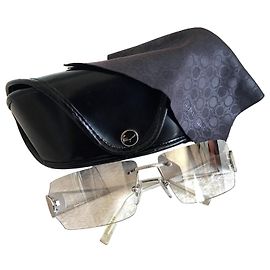 Salvatore Ferragamo Sonnenbrille Silber Grau