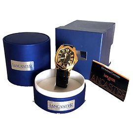 Autre Marque Lancaster Quartz Watches Black Golden