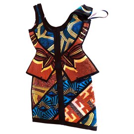 Robe Herve Leger Multicolore Multicolore