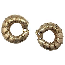 Marina B Pendientes criolla Marine B "Onda" en oro amarillo.. Otro