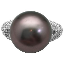 Anello Repossi, Perla di Tahiti e diamanti. Altro