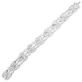 Chaumet-Chaumet bracelet in white gold model "Classic", diamants.-Other