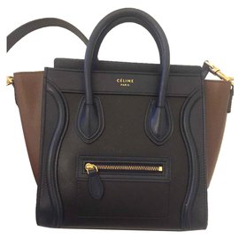 Céline-Bagagem Nano-Azul marinho