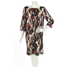 Vestido Gerard Darel de algodón y poliéster multicolor Talla L Multicolor