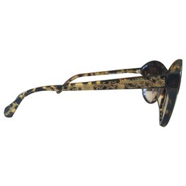 Vivienne Westwood-Des lunettes de soleil-Marron