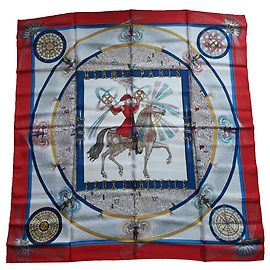 Hermès Feux d'Artifice Vermelho Azul