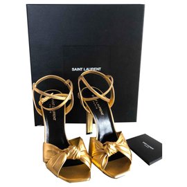 Saint Laurent-Sandals-Golden