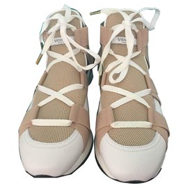 Vionnet-scarpe da ginnastica-Bianco,Beige