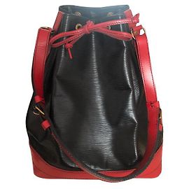 Borsa a secchiello Louis Vuitton in pelle nera Nero