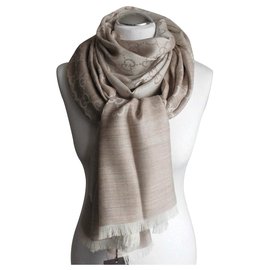 Gucci-Scarves-Beige