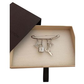 Louis Vuitton Brosche Silber