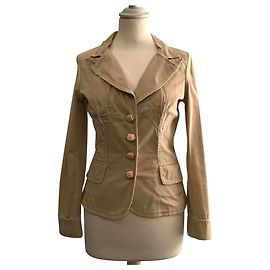 Blazer D&G bege de algodão Bege