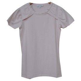 Céline-Céline Powder Pink Top T-Shirt Size S SMALL-Pink