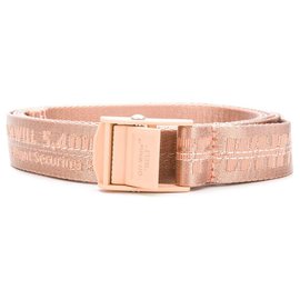 Off White Cinturón industrial Rosa