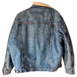 Levi's-Blazers Jackets-Blue,Cream