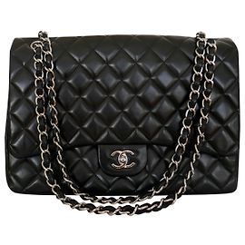 sac chanel timeless jumbo noir Noir
