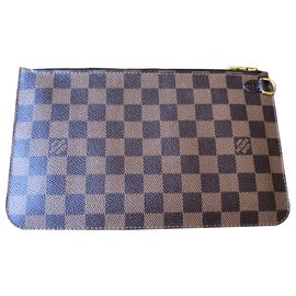 Louis Vuitton-Borsa Neverfull Louis Vuitton-Marrone chiaro,Marrone scuro