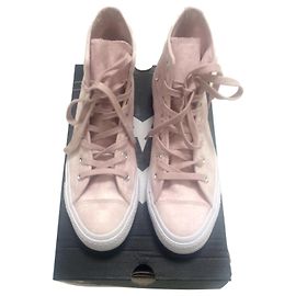 Converse CTAS HI Rose Blanc