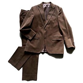 Casaco marrom Massimo Dutti Jacket 52/42 Calças 44 Marrom