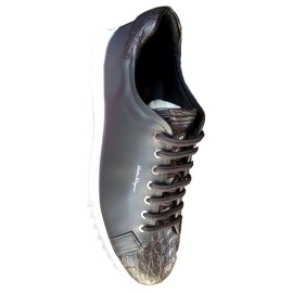 Salvatore Ferragamo-SALVATORE FERRAGAMO SNEAKERS NEW-Grey