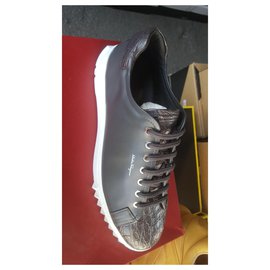 Salvatore Ferragamo-SALVATORE FERRAGAMO SNEAKERS NEW-Grey