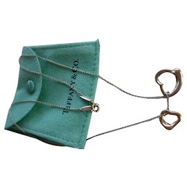 Tiffany & Co Colgante Open Heart de Elsa Peretti en plata y oro. Plata Dorado