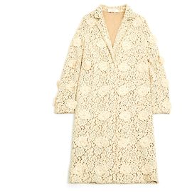 Chloé CAPPOTTO DA FIORE SPRING FR38/40 Crudo