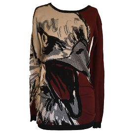Jc De Castelbajac Pull aigle Bordeaux