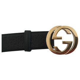 Gucci-Cinturones-Negro