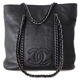 Chanel Medium size shopping bag Black