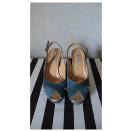 Autre Marque-Sandals with heels-Blue