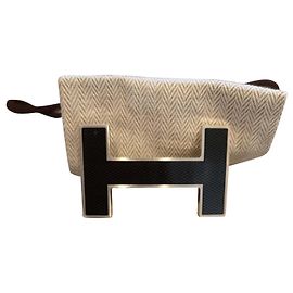 Hermès Gürtelschnalle Schwarz