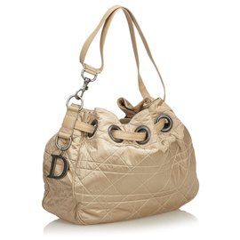 Dior-Bolsa de cangilones de nylon Dior Brown-Castaño,Beige