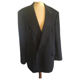 Hugo Boss-Crossover jacket 6 Hugo Boss cashmere buttons-Black