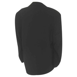 Hugo Boss-Blazer jacket 3 Hugo Boss buttons-Black