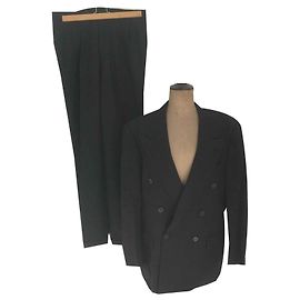 Cross suit 6 Hugo Boss buttons Dark grey