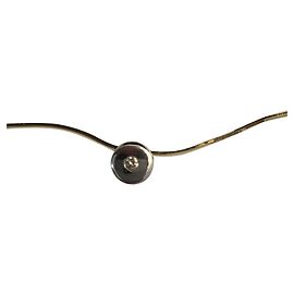 Autre Marque Colar de serpentina em ouro amarelo e ouro branco com diamante Prata Dourado