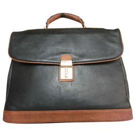 Balenciaga-Balenciaga Leather Briefcase-Brown