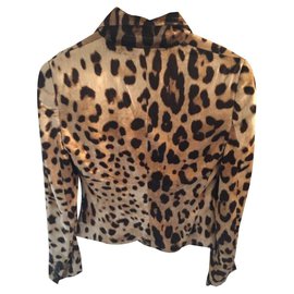 Dolce & Gabbana-Jackets-Leopard print