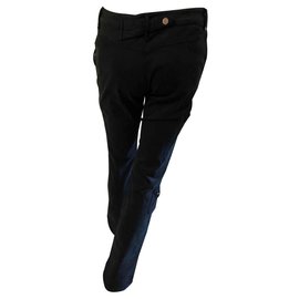 Versace-Pantalons, leggings-Noir