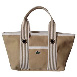 Lacoste Bolso de lona Beige