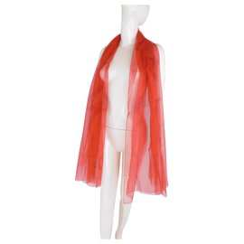 Autre Marque-Marc Chagall Musee Collection Wrap Scarf-Red