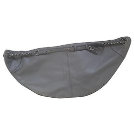 Dolce & Gabbana Handtasche aus Leder Dunkelgrau Anthrazitgrau