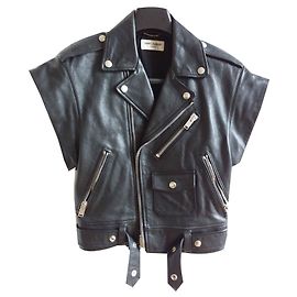 Saint Laurent Perfecto style jacket Black