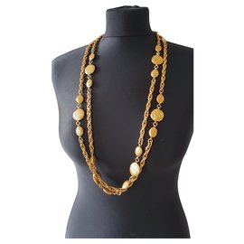 Chanel-Lunghe collane-D'oro