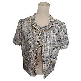 Elisabetta Franchi Jackets Light blue