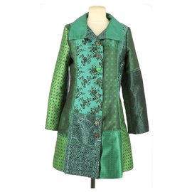 Desigual Coat Dark green