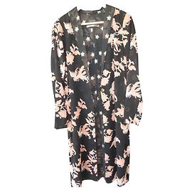 Scotch and Soda Lightweight kimono top Black White Orange