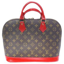 Louis Vuitton-Alma PM-Braun,Rot